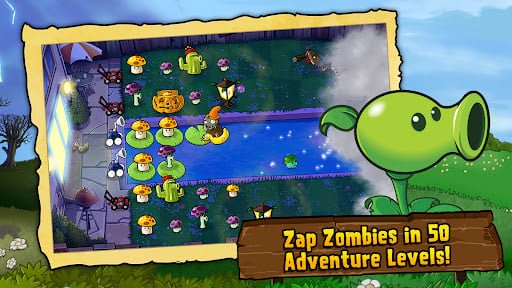 Plants vs Zombies gameplay screenshot