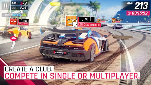 Career mode map screen showing race progression across global locations