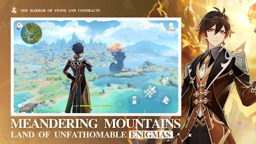 Character party selection screen showing diverse roster of playable heroes
