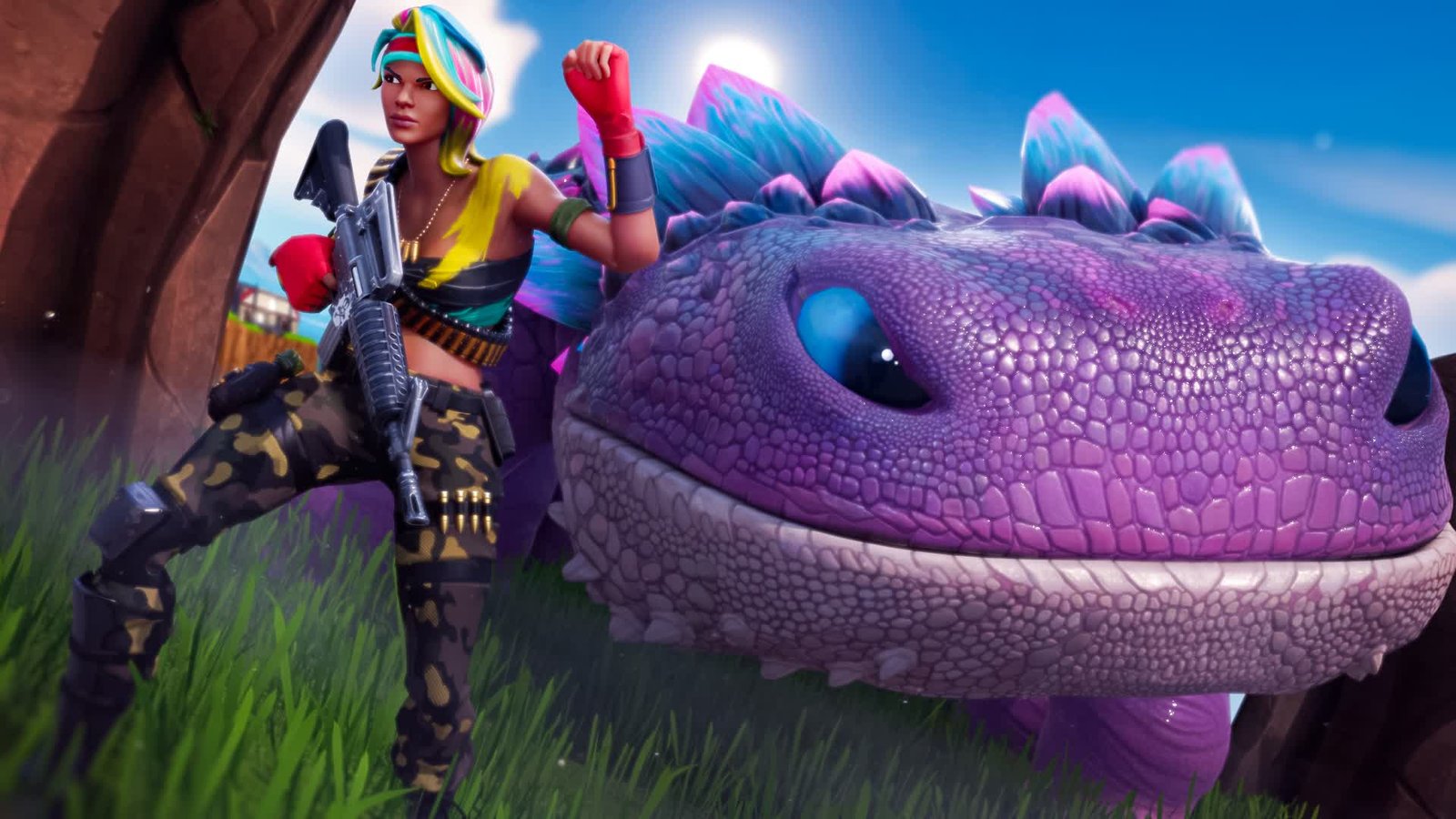 Fortnite battle royale gameplay