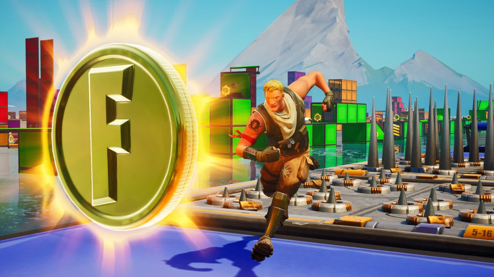 Fortnite in-game action